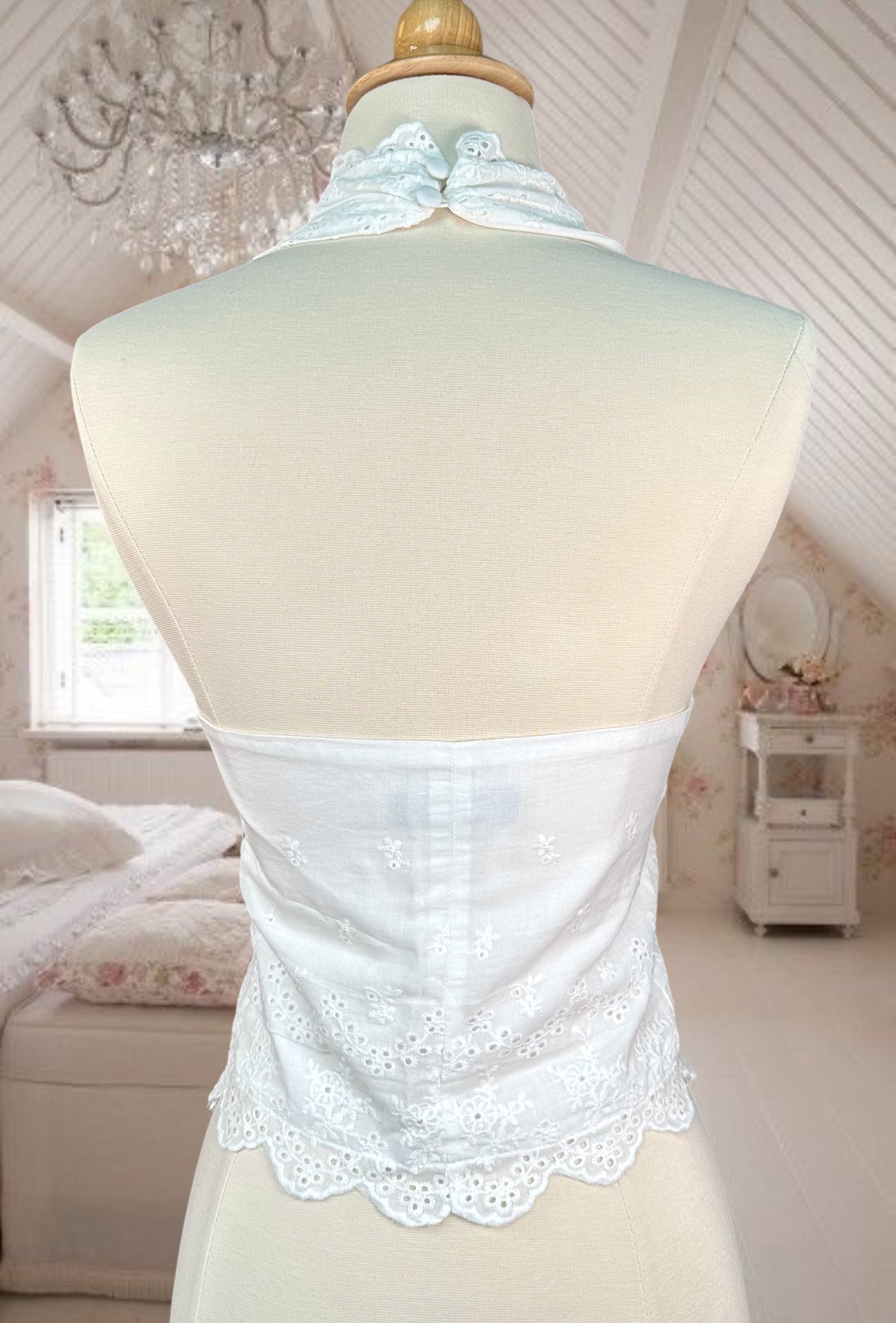 Embroidered Corset Top