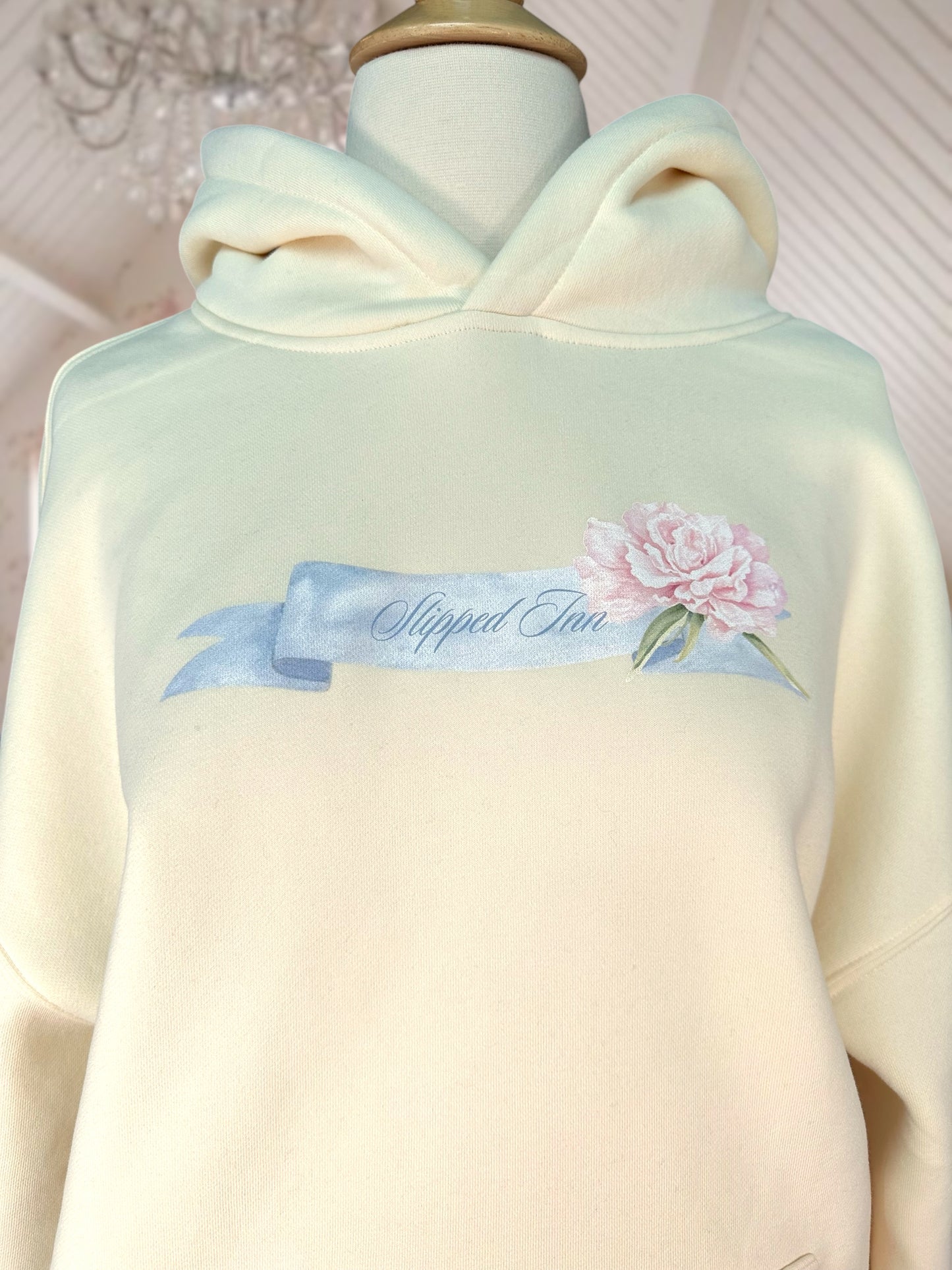 Slipped Inn Slightly Yellow Oversized Hoodie