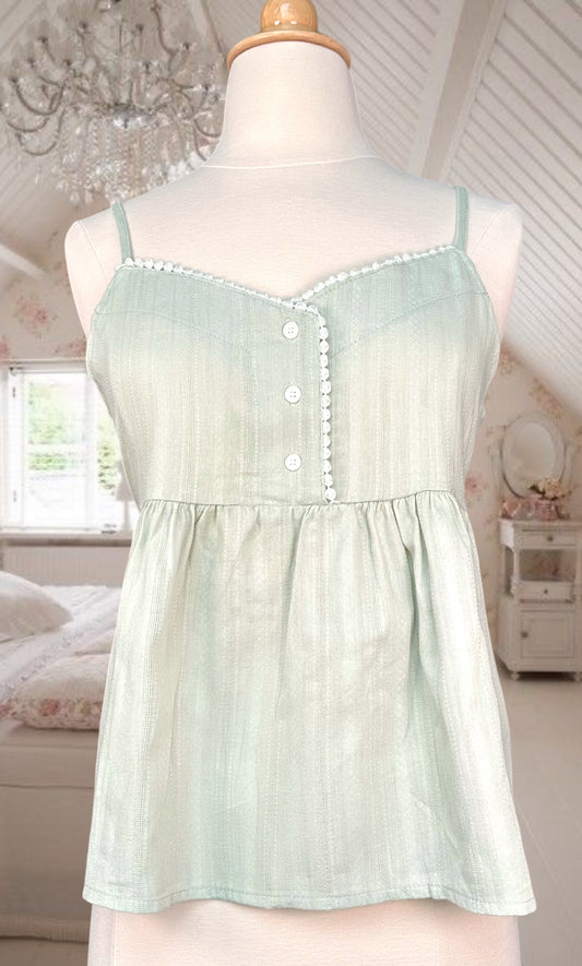Pastel Green Babydoll Top