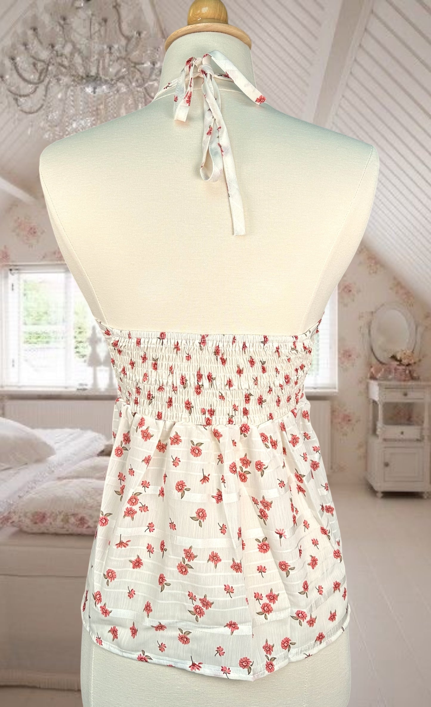 Flowers Halter Top