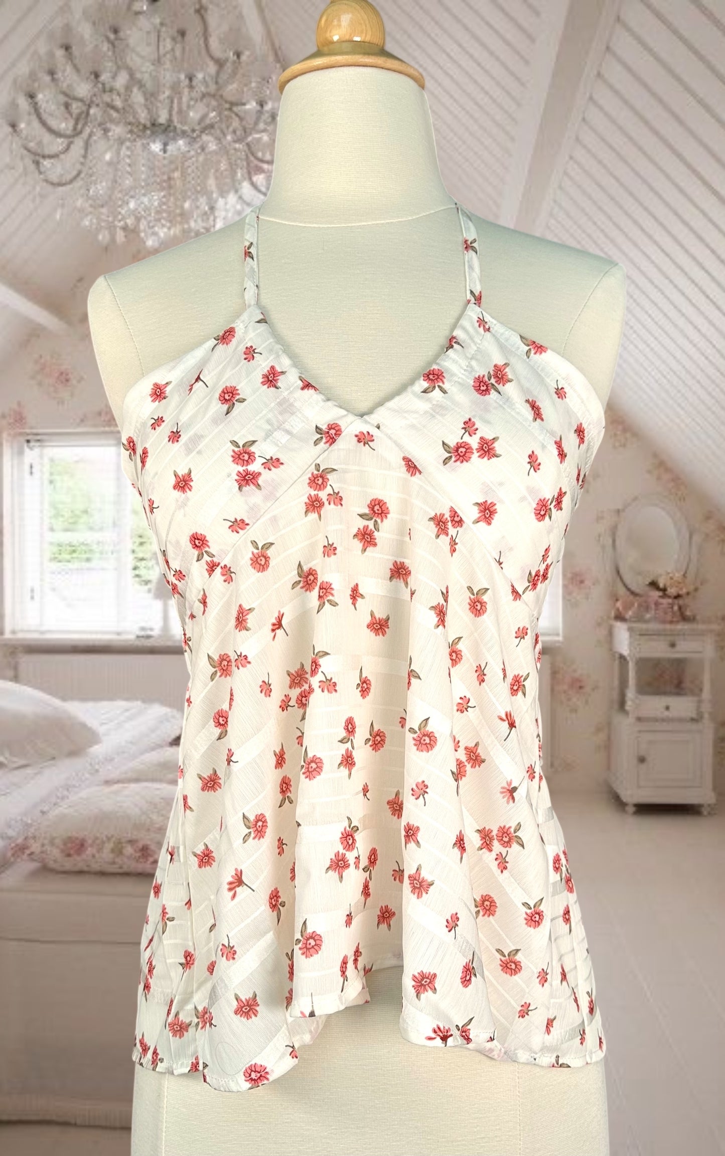 Flowers Halter Top