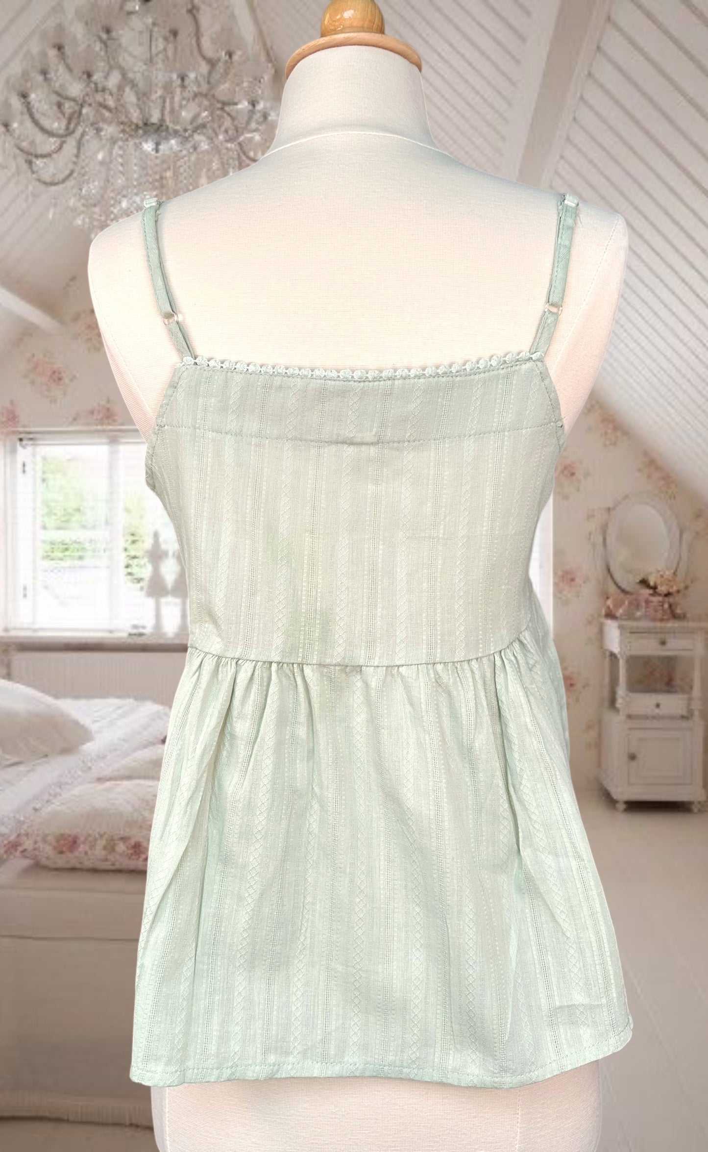 Pastel Green Babydoll Top