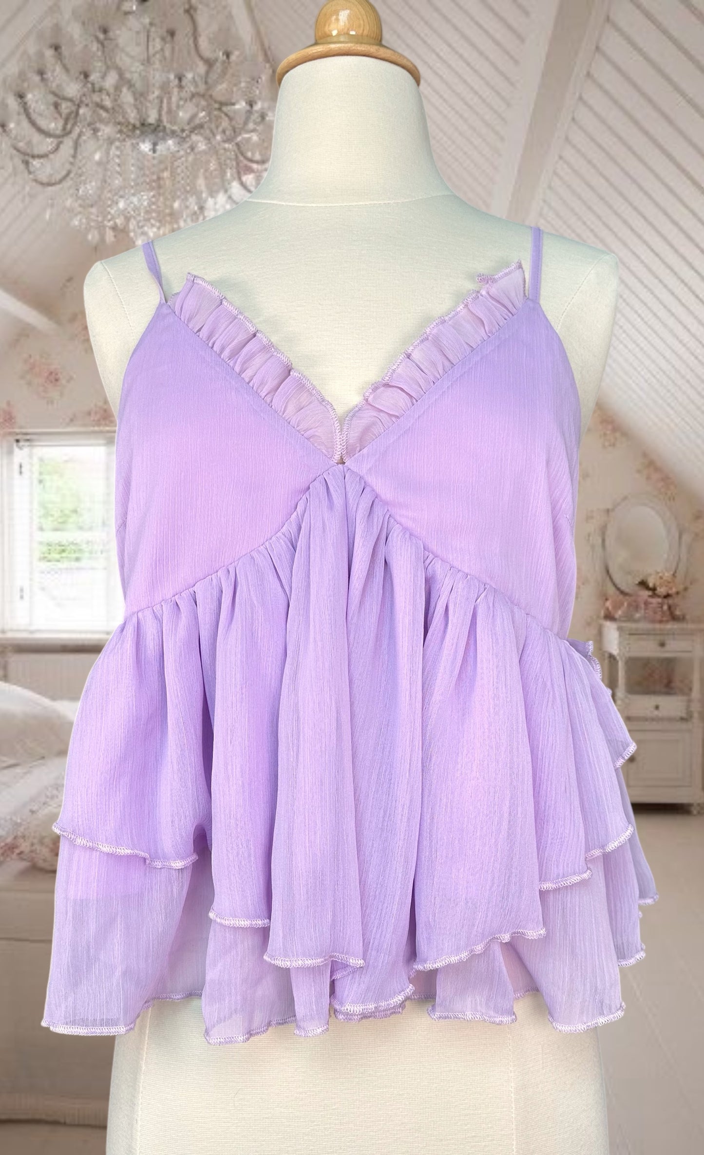 Chiffon Babydoll Top