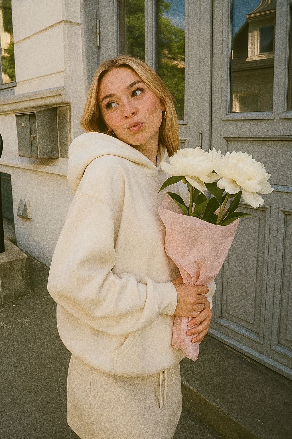 Slipped Inn Slightly Yellow Oversized Hoodie
