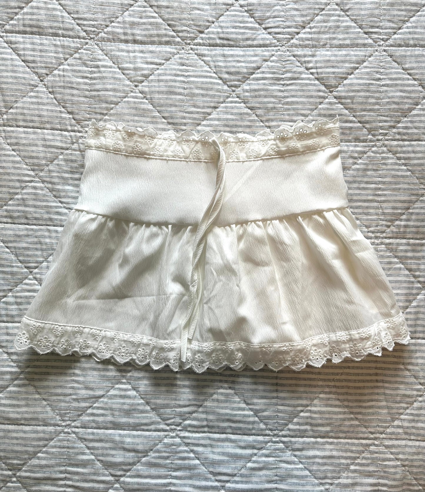 Side Zip Micro Skirt