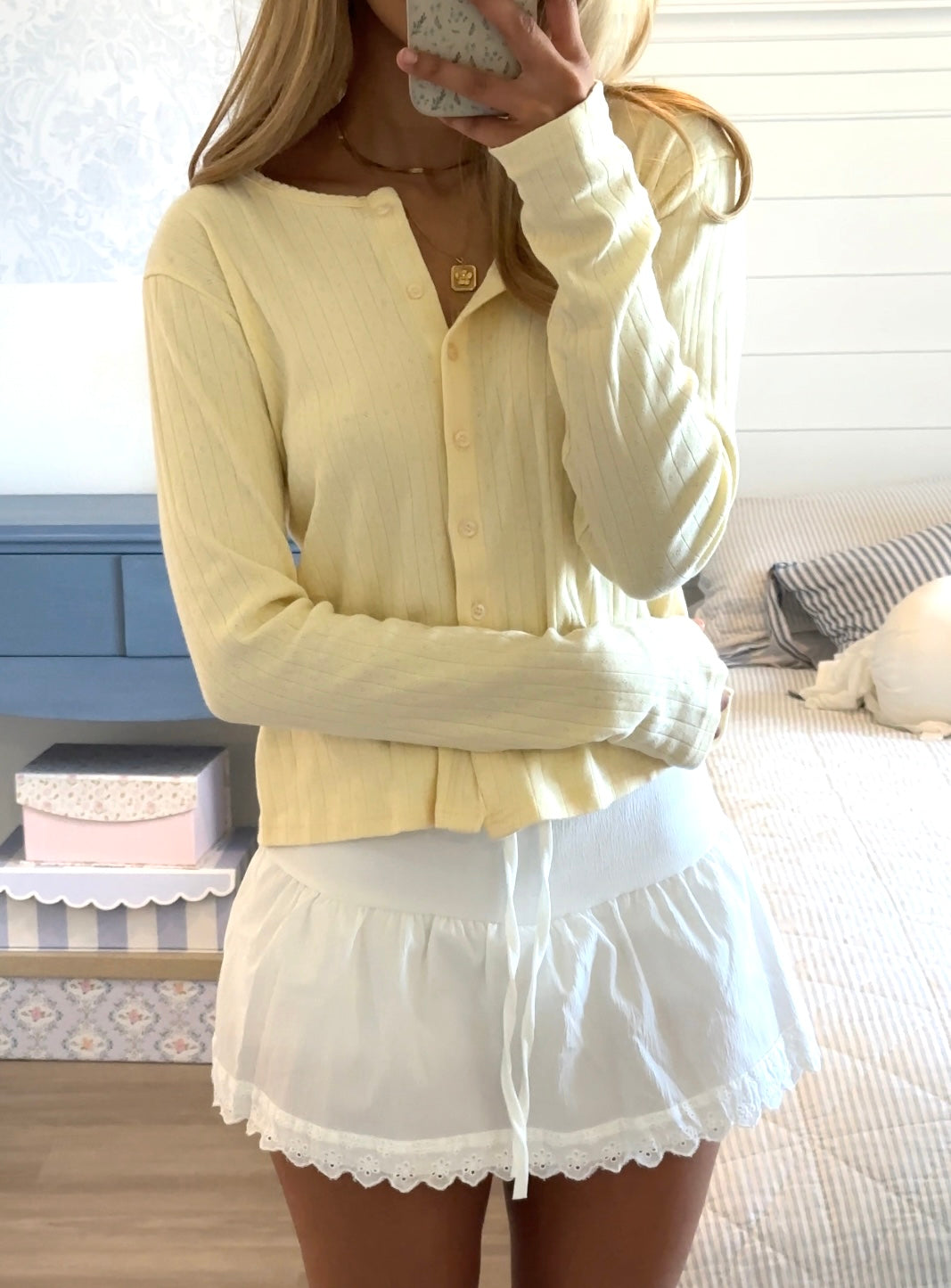 Side Zip Micro Skirt