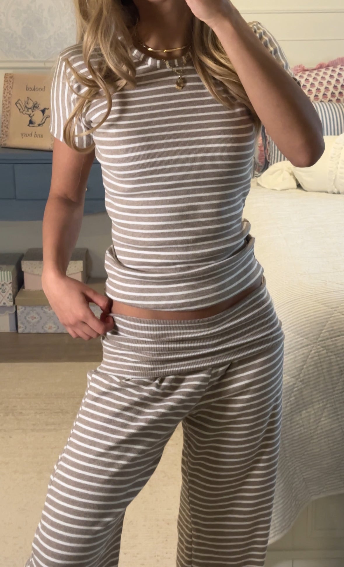 Striped Loungewear Set