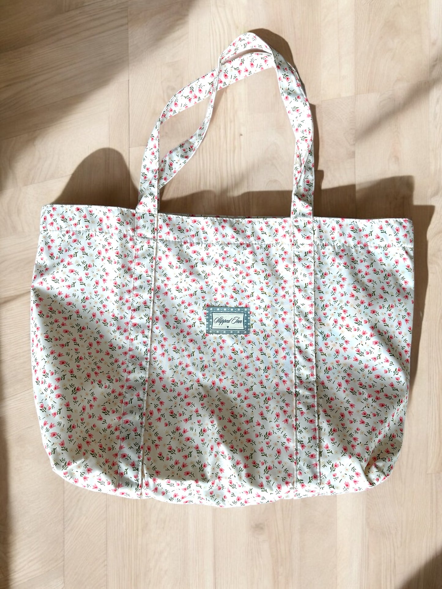 Pink Floral Tote